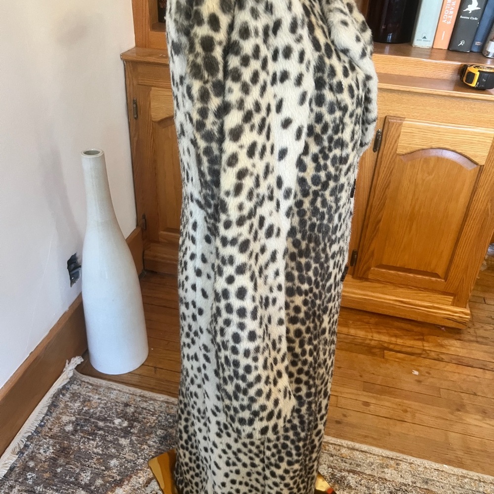 X-Revolve House Of Harlow 1960 Perry Faux Fur Leopard Coat XXS - Picture 5 of 15